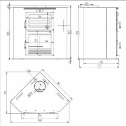 Horno De Leña Modelo HL-100 RF -cocina al aire libre comercio Horno de Lena Modelo H 100 R 10 1