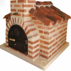 Horno Montado Caseta Ladrillo Rústico 75 Cm. 9 Horno Montado Caseta Ladrillo Rústico 75 Cm. -cocina al aire libre comercio Horno montado Caseta Ladrillo Rustico 75 cm 1