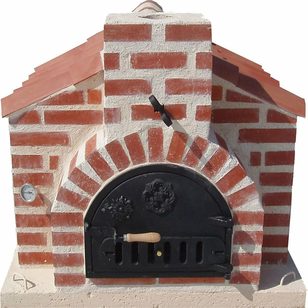 Horno Montado Caseta Ladrillo 80 Cm. 3 Horno Montado Caseta Ladrillo 80 Cm.
