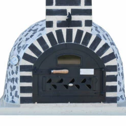 Horno Montado Mármol Gris 80 Cm.