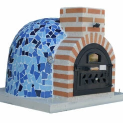Horno Montado Mosaico Mediterráneo 65 Cm. -cocina al aire libre comercio Horno montado Mosaico Mediterraneo 2