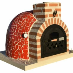 Horno Montado Mosaico Volcánico 65 Cm. -cocina al aire libre comercio Horno montado Mosaico Volcanico 2