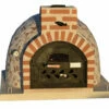 Horno Montado Mármol Crema 85 Cm. -cocina al aire libre comercio Horno montado Marmol Crema