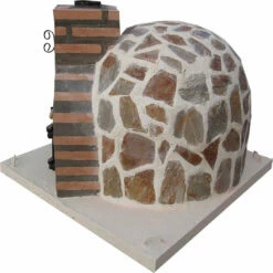 Horno Montado Esquina Piedra 85 Cm. -cocina al aire libre comercio Horno montado esquina piedra 85 cm 3