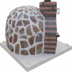 Horno Montado Esquina Piedra 90 Cm. -cocina al aire libre comercio Horno montado esquina piedra 90 cm 3