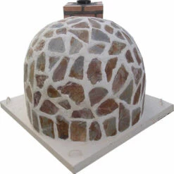 Horno Montado Esquina Piedra 90 Cm. -cocina al aire libre comercio Horno montado esquina piedra 90 cm 5