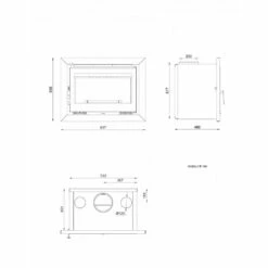 Insertable De Leña Modelo IT-180 -cocina al aire libre comercio Insertable De Lena IT 180.2a