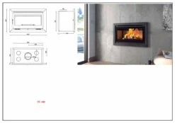 Insertable De Leña Modelo IT-100 FK -cocina al aire libre comercio Insertable de Lena Modelo IT 100 FK 5