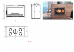 Insertable De Leña Modelo IT-102 FK 7 Insertable De Leña Modelo IT-102 FK -cocina al aire libre comercio Insertable de Lena Modelo IT 102 FK 3