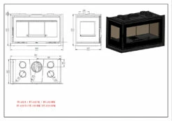 Insertable De Leña Modelo IT-122 IF -cocina al aire libre comercio Insertable de Lena Modelo IT 122 IF 3