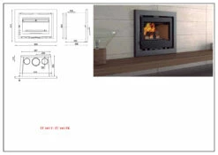 Insertable De Leña Modelo IT-165 FK 7 Insertable De Leña Modelo IT-165 FK -cocina al aire libre comercio Insertable de Lena Modelo IT 165 FK 3