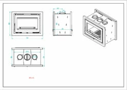 Insertable De Leña Modelo IT-172 FK 7 Insertable De Leña Modelo IT-172 FK -cocina al aire libre comercio Insertable de Lena Modelo IT 172 FK 3