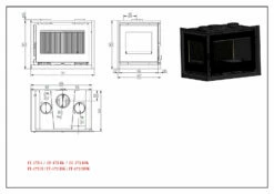 Insertable De Leña Modelo IT-172 IF -cocina al aire libre comercio Insertable de Lena Modelo IT 172 IF 3