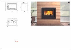 Insertable De Leña Modelo IT-180 FK 7 Insertable De Leña Modelo IT-180 FK -cocina al aire libre comercio Insertable de Lena Modelo IT 180 FK 3