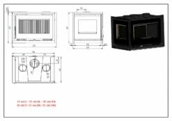 Insertable De Leña Modelo IT-182 DK -cocina al aire libre comercio Insertable de Lena Modelo IT 182 DK 3