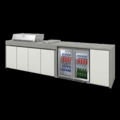 Isla Proline Tapa Horno Y Nevera Beefeater -cocina al aire libre comercio Isla Proline Tapa Horno y nevera Beefeater 2