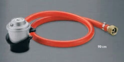 Adaptador Manguera Larga Y Regulador De Gas Weber