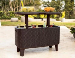 Mesa Nevera Bevy Bar Keter Ideal Barbacoas -cocina al aire libre comercio Mesa Nevera Bevy Bar Keter Ideal Barbacoas 3