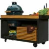Mesa Con Tabla Teca Ofyr Negro Big Green Egg 2 Mesa Con Tabla Teca Ofyr Negro Big Green Egg -cocina al aire libre comercio Mesa con tabla Teca Ofyr Negro Big Green Egg O K T PRO B TW BGE