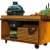 Mesa Con Tabla De Teca Ofyr Para Big Green Egg -cocina al aire libre comercio Mesa con tabla de Teca Ofyr para Big Green Egg O K T PRO TW BGE