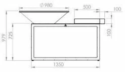 Ofyr Isla Cerámica Gris Oscura OI-100-CD -cocina al aire libre comercio Ofyr Isla Ceramica Gris Oscura OI 100 100 CD 5