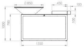 Ofyr Isla Cerámica Gris Oscura OI-85-CD 9 Ofyr Isla Cerámica Gris Oscura OI-85-CD - Imagen 7