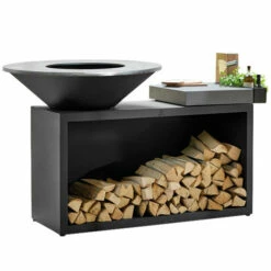 Ofyr Isla Cerámica Negro Gris Claro OIB-100-100-CL