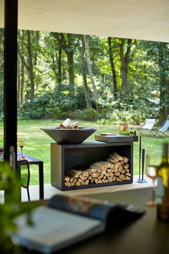 Ofyr Isla Cerámica Negro Gris Claro OIB-100-100-CL - Imagen 3