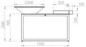 Ofyr Isla Madera Teca Negro OIB-85-TW 7 Ofyr Isla Madera Teca Negro OIB-85-TW - Imagen 5