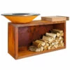 Ofyr Isla Madera Teca OI-85-TW -cocina al aire libre comercio Ofyr Isla Rubberwood OI 85 100 RW 313