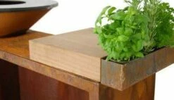 Ofyr Isla Madera Teca OI-85-TW -cocina al aire libre comercio Ofyr Isla Rubberwood OI 85 100 RW 6