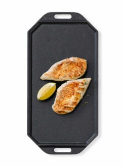Plancha De Hierro Fundido Reversible Cozze -cocina al aire libre comercio Plancha de Hierro Fundido Reversible Cozze 5