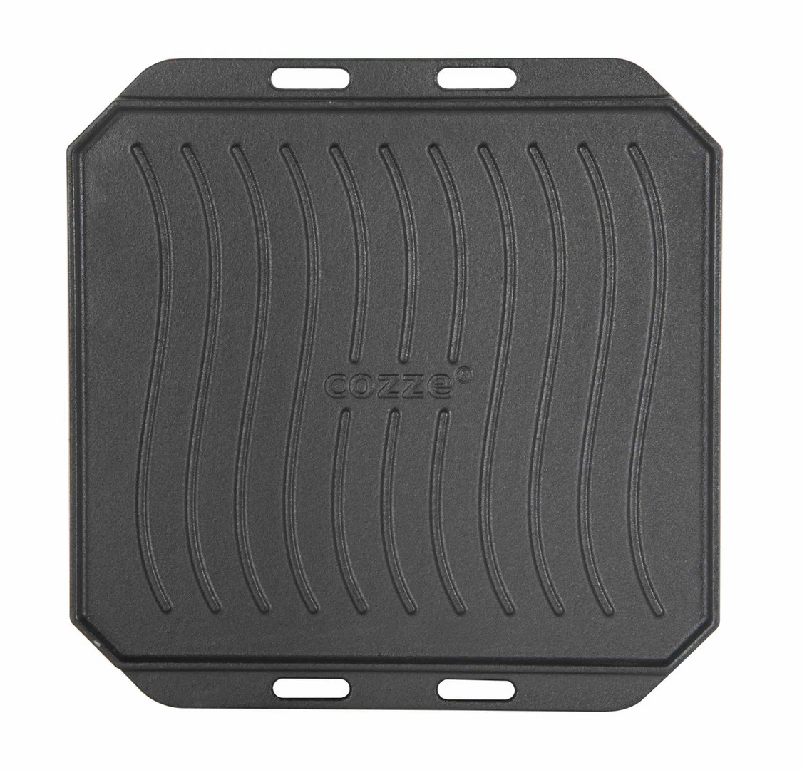 Plancha De Hierro Fundido Reversible Grande Cozze 4 Plancha De Hierro Fundido Reversible Grande Cozze - Imagen 2
