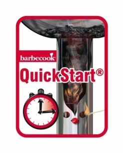 BARBECOOK Barbacoa Loewy 55 Inox. -cocina al aire libre comercio Quickstart system