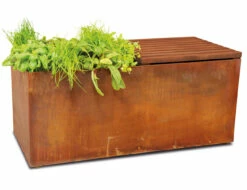 Banco De Jardin Con Huerto