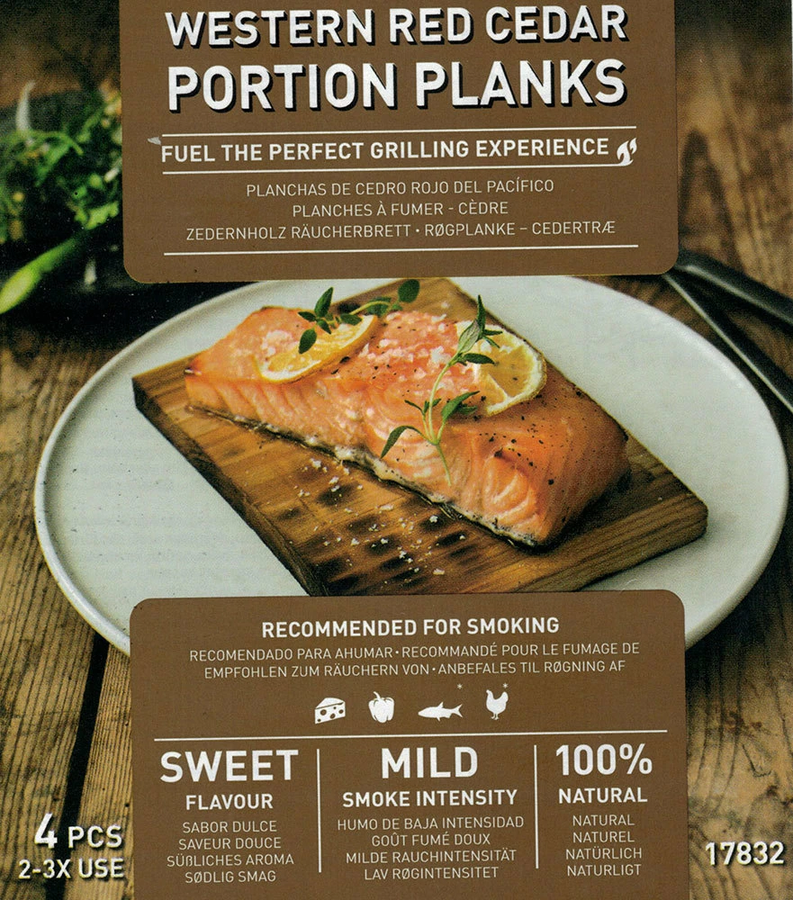 Weber Tablas De Cedro Rojo, 4 Unidades 4 Weber Tablas De Cedro Rojo, 4 Unidades - Imagen 2