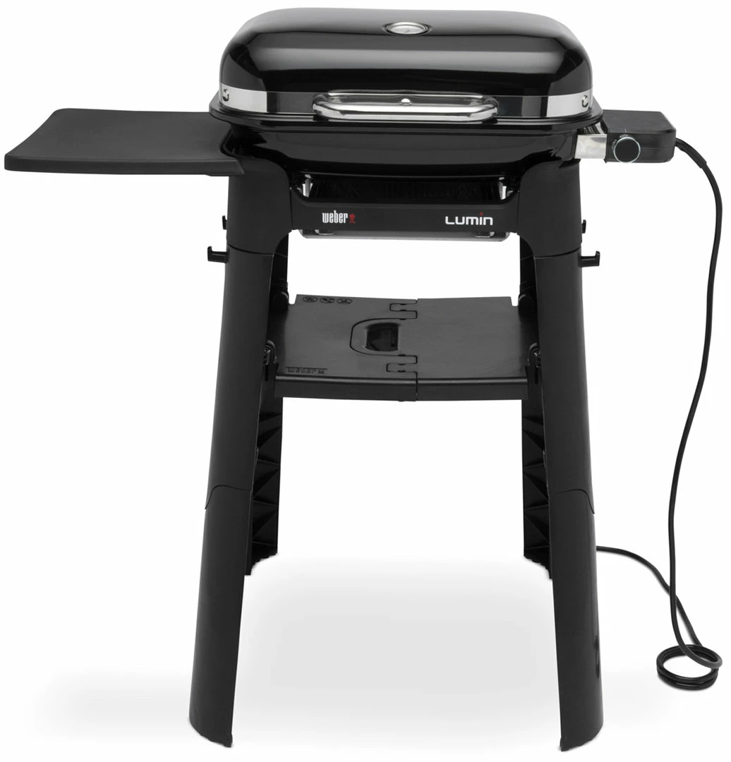 Weber Lumin 1000 Compact Negra Con Soporte 3 Weber Lumin 1000 Compact Negra Con Soporte