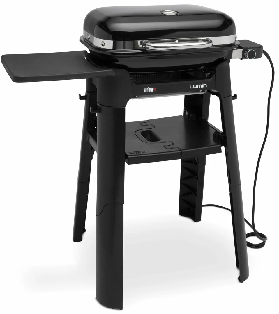 Weber Lumin 1000 Compact Negra Con Soporte 4 Weber Lumin 1000 Compact Negra Con Soporte - Imagen 2