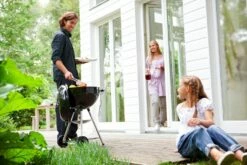 Weber Compact Kettle 57 Cm Negra -cocina al aire libre comercio barbacoa weber compact kettle 57