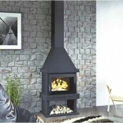 Chimenea Frontal De Leña C-300 -cocina al aire libre comercio chimenea frontal de lena c 300 2