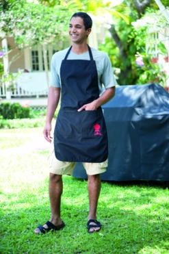 Delantal Negro Ajustable Weber -cocina al aire libre comercio delantal ajustable weber apron 6474 2