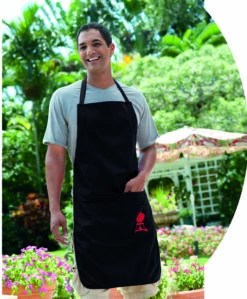 Delantal Negro Ajustable Weber -cocina al aire libre comercio delantal ajustable weber apron 6474 8